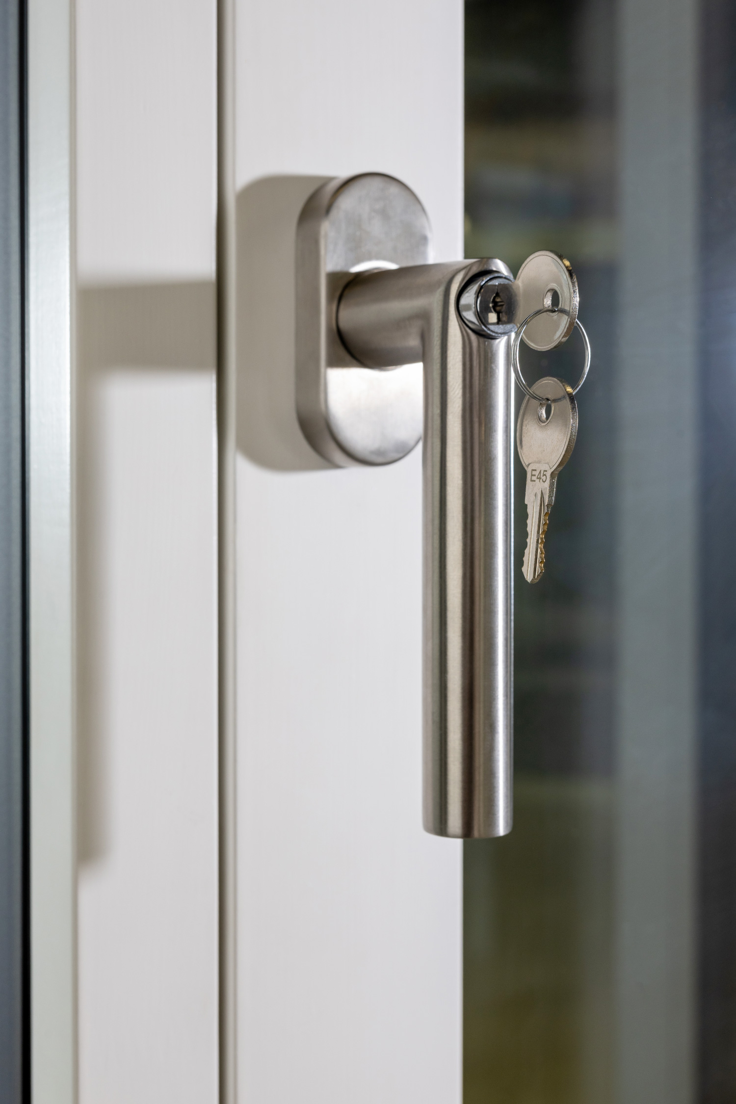 Griff Edelstahl matt abschliessbar