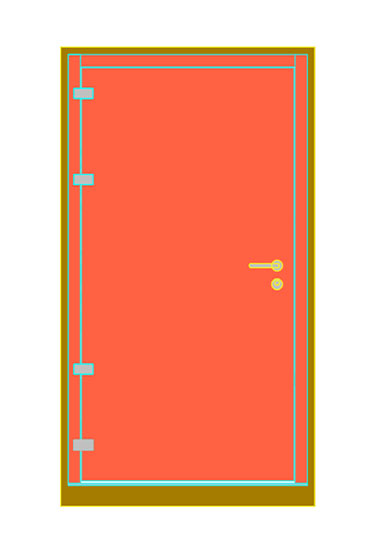 TOP T&uuml;rblatt-aussen&ouml;ffnend